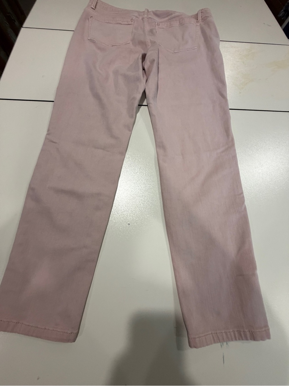 J. Jill Women's Straight-Leg Jeans in Soft Pink